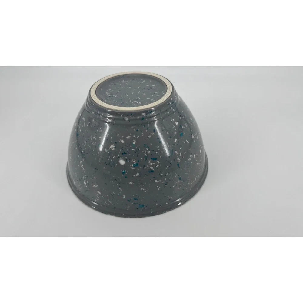 Rachael Ray Garbage Bowl Melamine Gray Confetti Speckled 10